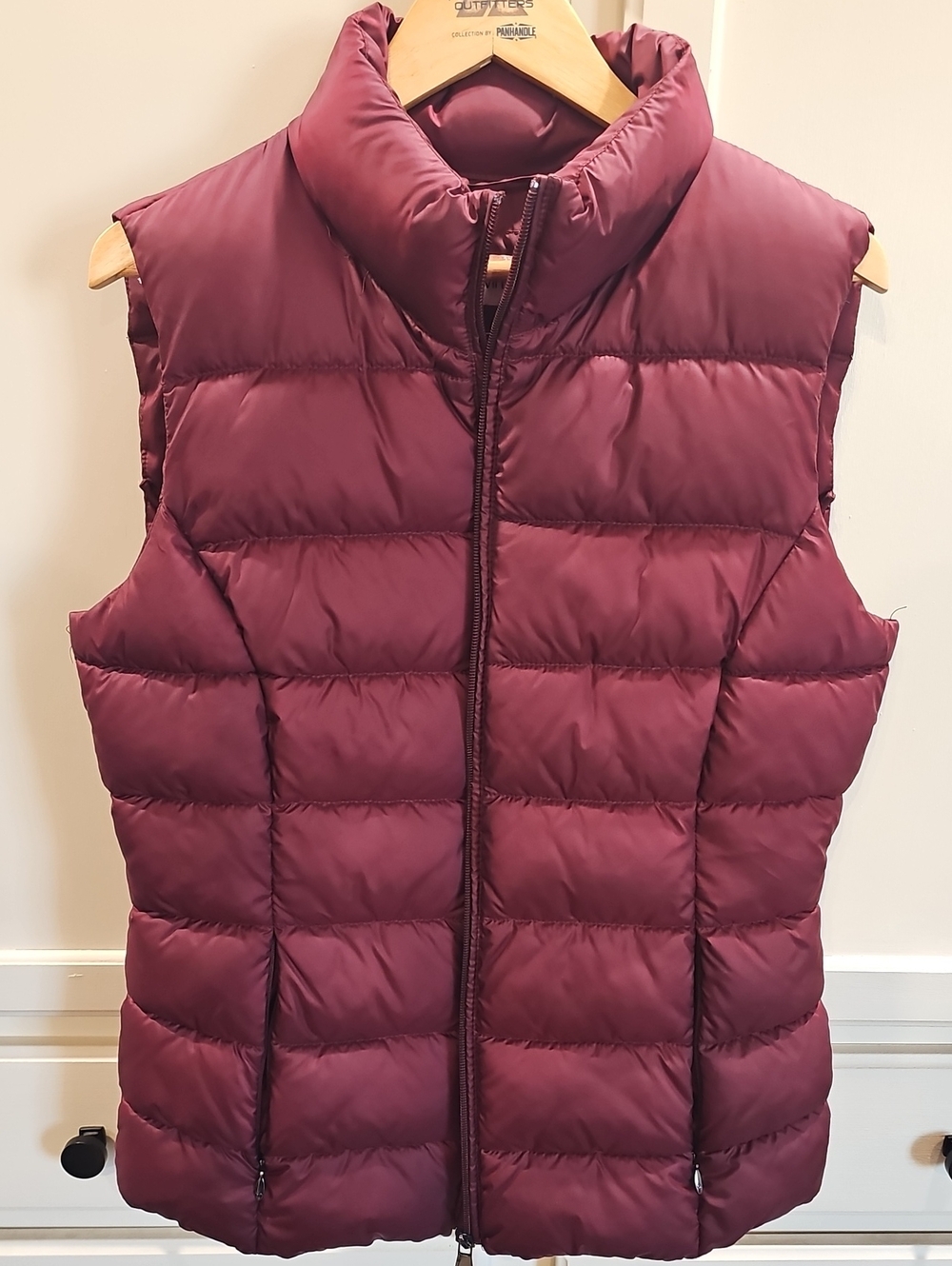 Calvin Klein Wine/Burg. Quilted Puffer Vest Women's Sz.S